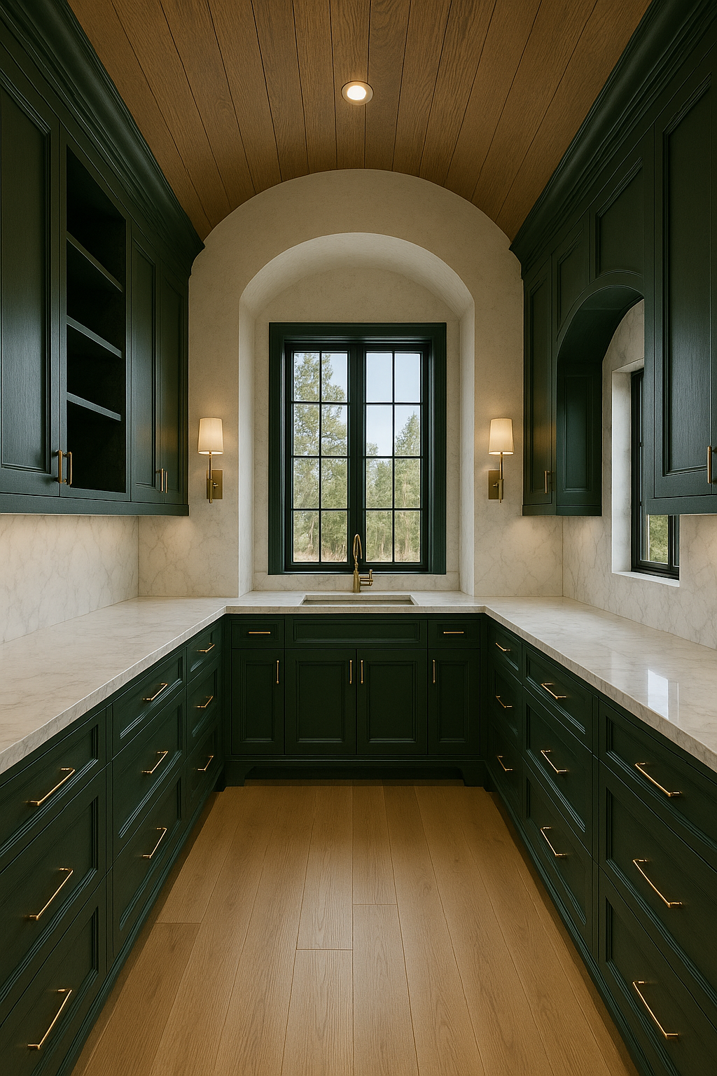 Luxury estate architectural rendering