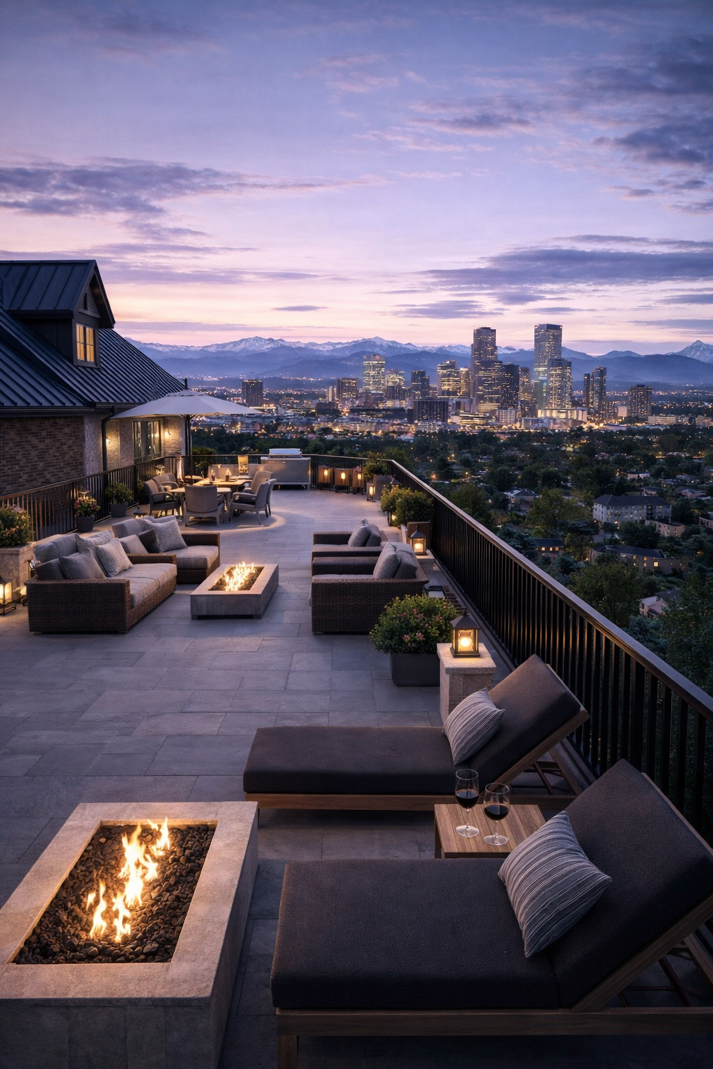 Luxury estate architectural detail
