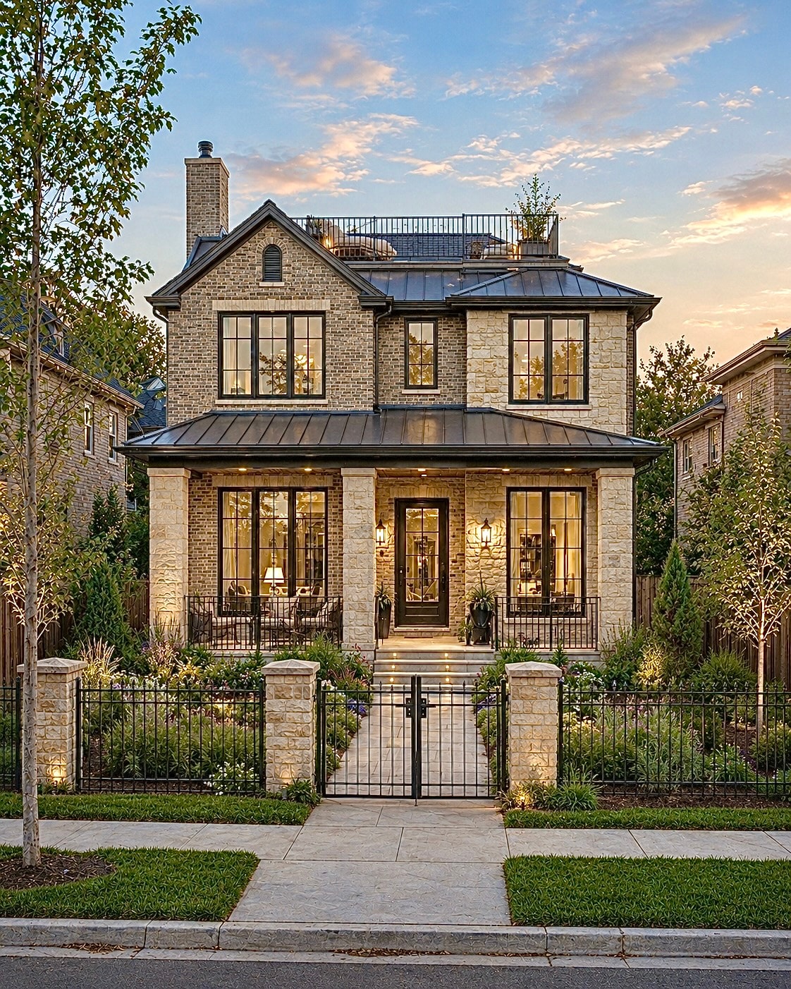 Ultra-luxury custom home rendering